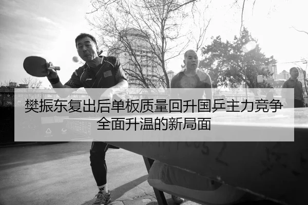 樊振东复出后单板质量回升国乒主力竞争全面升温的新局面